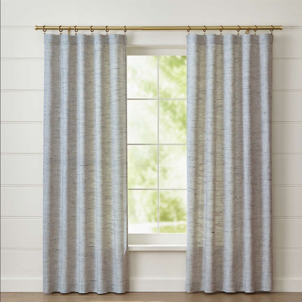 Crate and Barrel Reid Blue curtains SOLD. Not sure why still listed.
